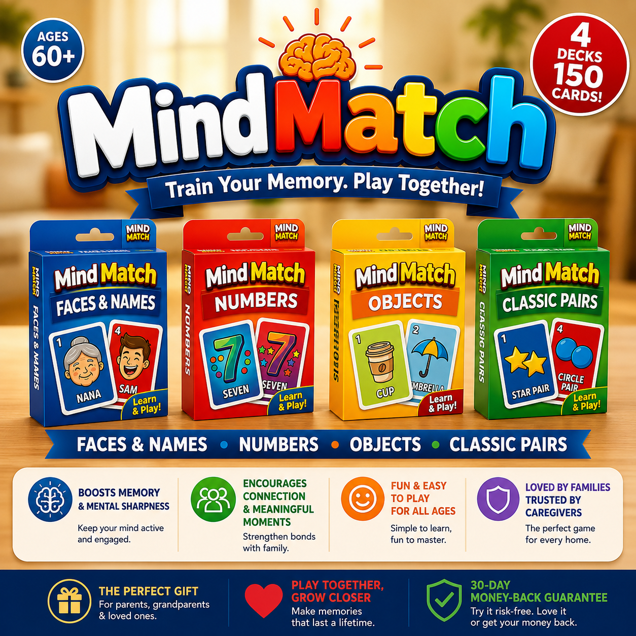Memory Match complete bundle of four decks