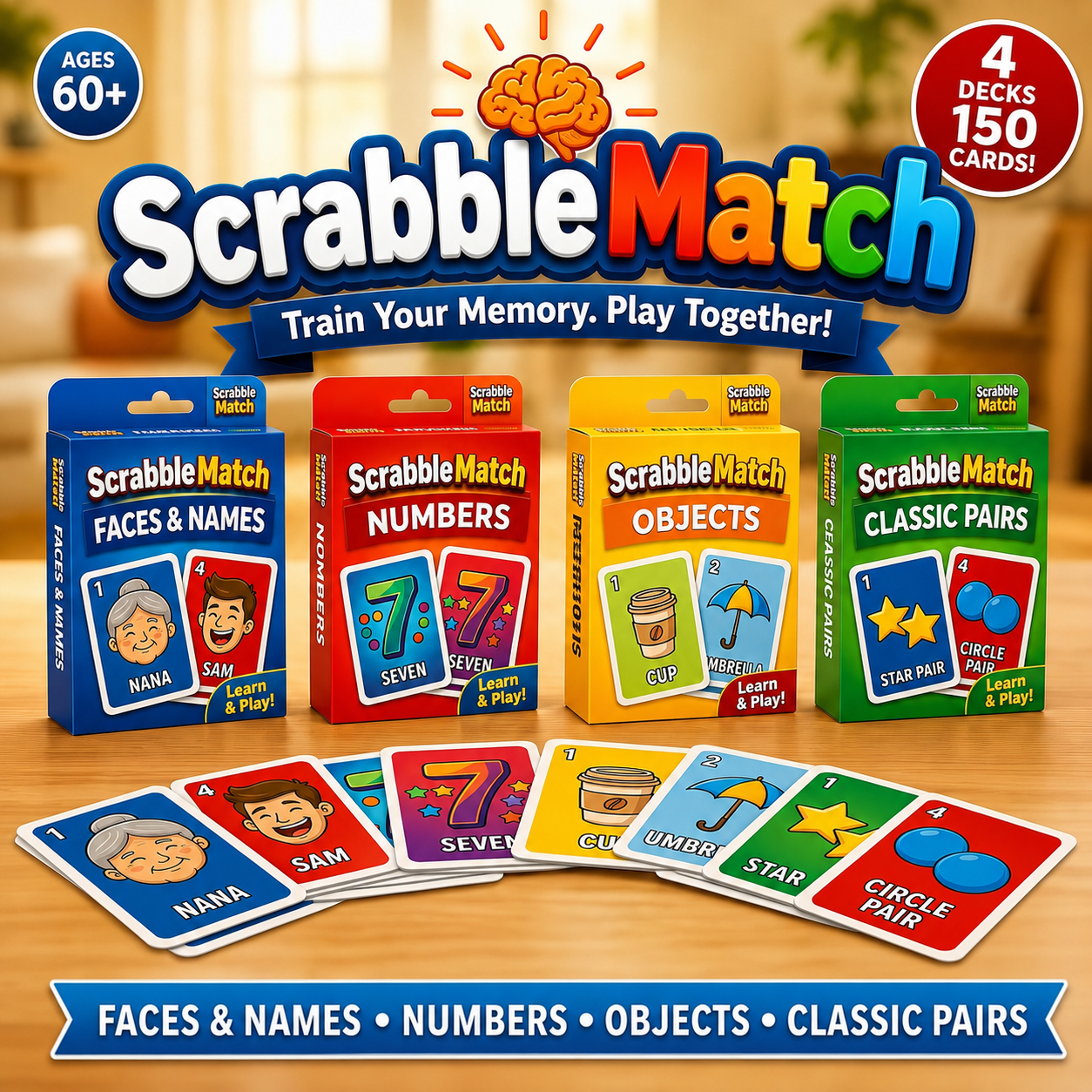 Scrabble Match complete bundle of four decks